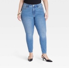 24 Ava Viv Womens High Rise Skinny Jeans Heavyweight