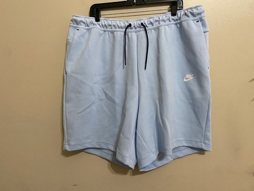 Nike Sportswear Tech Fleece Shorts Men's S Small Light Baby Blue CU4503-441  for sale online | eBay
