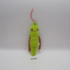 Shinada Mokeke Alien Monster C0609-B Green Mascot 5" Plush Toy Doll Sk Japan