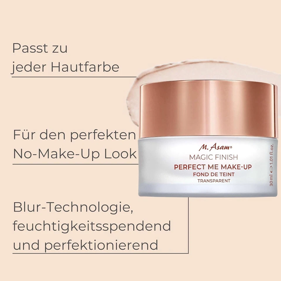 M. Asam Magic Finish Perfect Me Transparentes (30ml), Perfekter No-Make-up Look - Bild 2 von 4