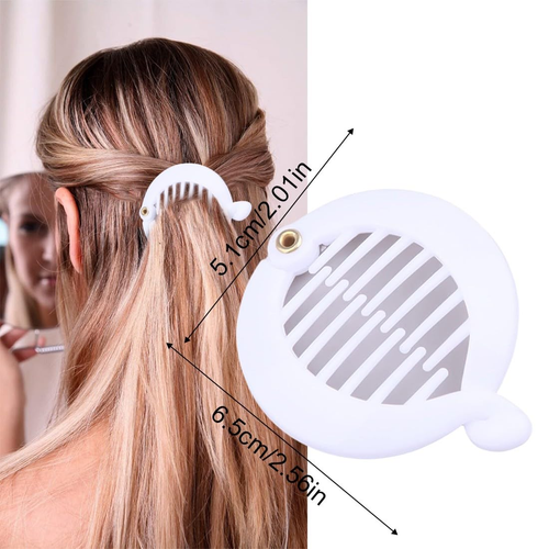 6 Stück Französische Bananen-Clips, Banana Clips, Haarkamm Fischschwanz Haarspan - Bild 6 von 6