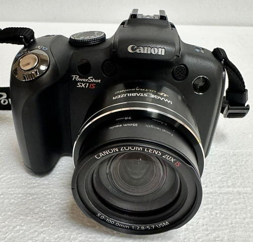 Canon PowerShot SX1IS PC1331 Black 10MP Image Stabilizer 20x Zoom Digital Camera