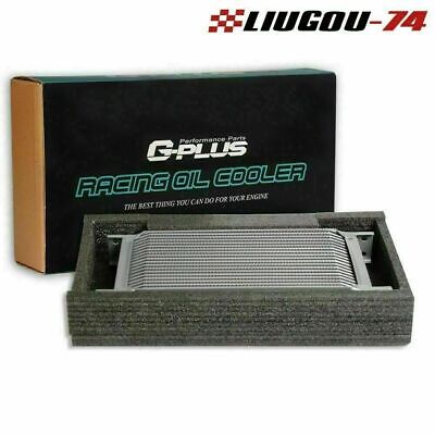 19 Row AN-10AN Universal Aluminum Engine Transmission Oil Cooler Silver New Sale