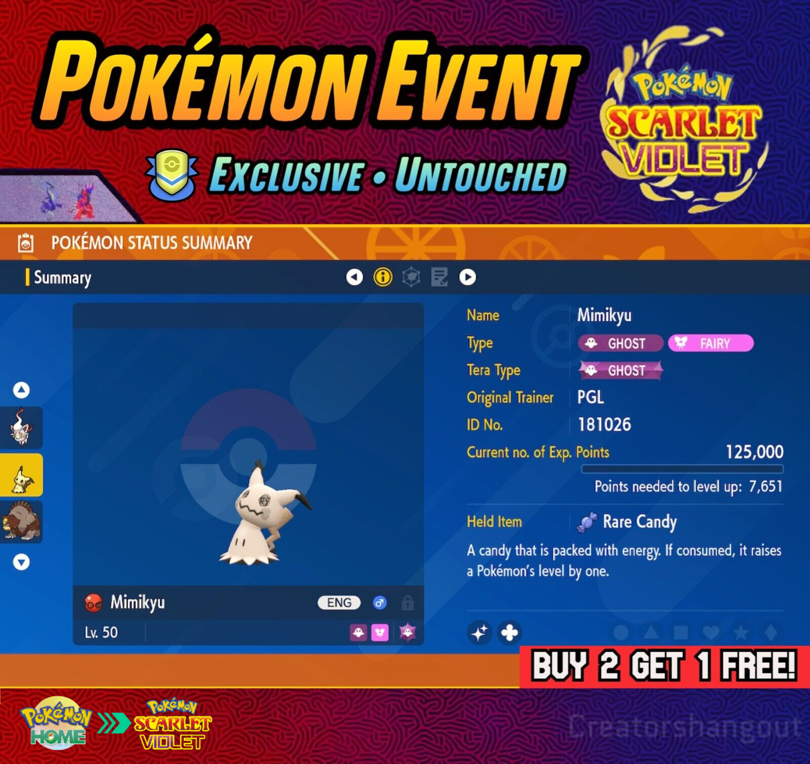 PGL Shiny Mimikyu - English - Project Pokemon Forums