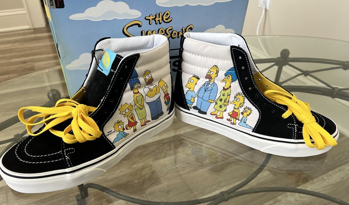 The Simpsons x Vans Sk8-Hi ‎ Simpsons Family 1987-2020 Size M 5 W 6.5 Size 10 - The Simpsons x Vans Sk8- High Simpsons Family 1987  main image 4
