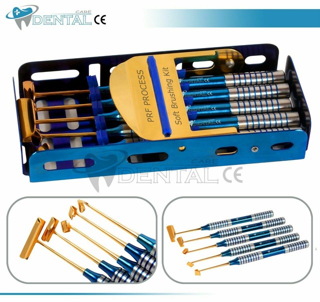 Soft Brushing Kit with Titanium Coated Dental Implant Instruments Surgery CE eBay