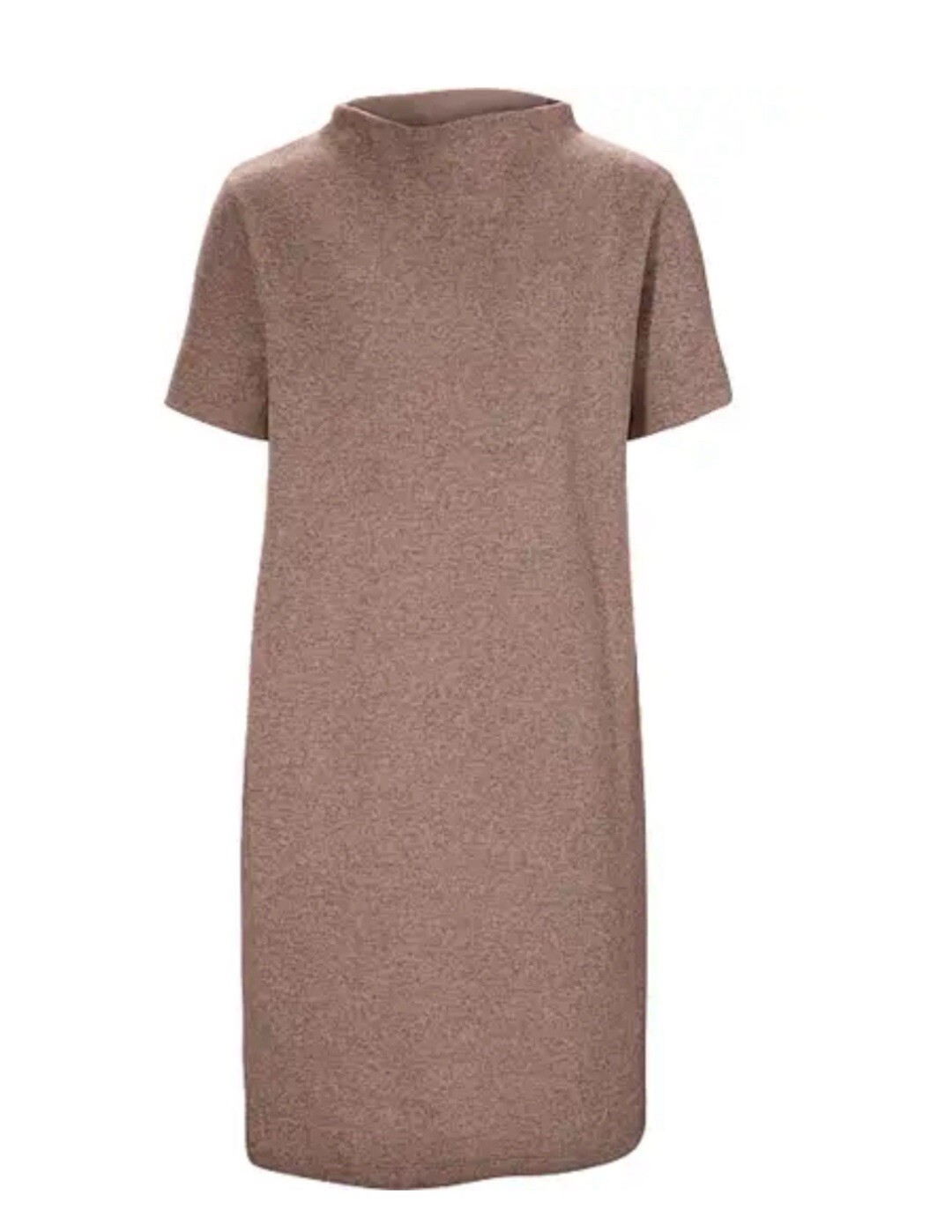 Abito donna Arc'Teryx LAINA taglia XS marrone marrone chiaro collo alto manica corta casual