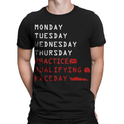Training Qualifying Race Day Racing Fan Geschenk Herren Damen T-Shirts Tee Top #TA-201