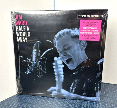 Jim Ward    Half A World Away Live In Studio (Black/Pink Swirl Vinyl, RSD 2022)