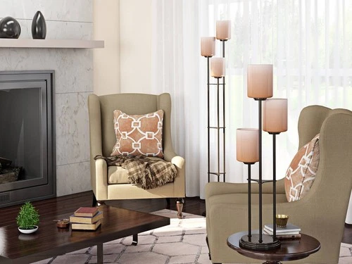 Lite Source Bess 34" High Dark Bronze 3-Light Modern Accent Table Lamp - Picture 3 of 3