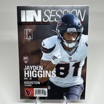 2025 Topps Signature Class Football In Session Chrome Jayden Higgins #IS-12 RC
