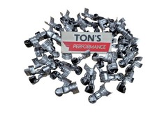 Pack Of 50 Dual Band 90 Degree Right Angle Stainless Spark Plug Terminals Diy Pack Of 50 Dual Band 90 Degree Right Angle Stainless Spark Plug Terminals Diy