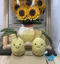 JellyCat Amuseables Pair of Olives Cute Birthday Gift New With Tags + Dust Bag