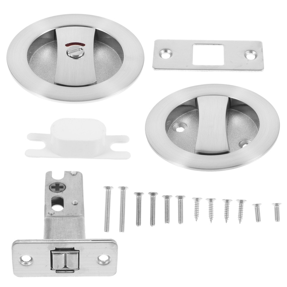 Pocket Door Lock Sliding Door Hardware Edge Pull Privacy Lock