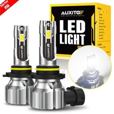 9005 HB3 LED Headlight Super Bright Bulbs White 6500K High/Low Beam 1:1 1-6 Pair