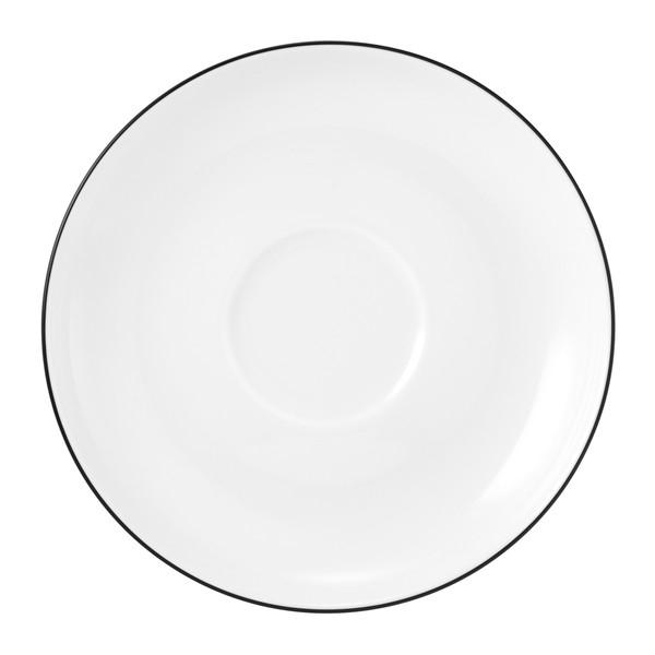 Seltmann Weiden Lido Black Line Kombi-Untertasse 14,5 Cm Kaffeeuntertasse-image