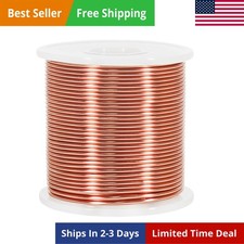 16 Gauge Dead Soft Copper Wire 164 Feet 1 lb Spool for Jewelry Crafts