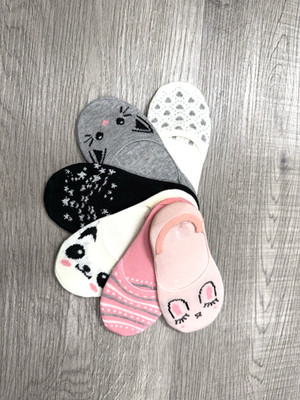 Unbranded Kid Girl's Multicolor Pair Of  6 Socks Size S 7099