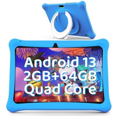 NEW SGIN 10in Kids Tablet Android 13 2GB RAM 64GB ROM Bluetooth Dual Camera