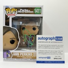 Rashida Jones signed Ann Perkins Funko Pop Autograph Parks and Recreation ACOA