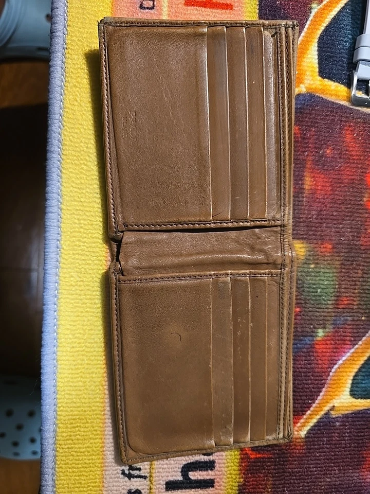 Мужской бумажник PRADA коричневый - Изображение 2 из 4