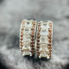 Sterling Silver Huggie Hoop Earrings 925