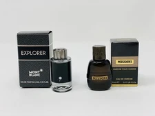 4pc - 2 Mont Blanc Explorer Mini .15 No Box &  2 Missoni Mini No Box  NEW