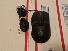 CyberPowerPC Elite M1-131 USB Gaming Mouse Works Grip Cleaned