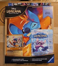 Disney's Lorcana TCG Winterspell Stitch Collection Starter Set 4 Booster Packs