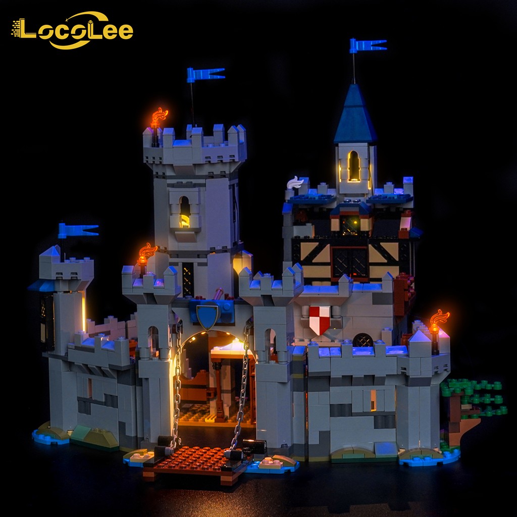LocoLee Kit Luci LED per LEGO 31168 Castello dei Cavalieri nel Medioevo Set di Luci