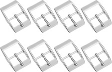 Metal Roller Buckle Single Prong Belt Buckle Center Bar Buckles for Leather Craf