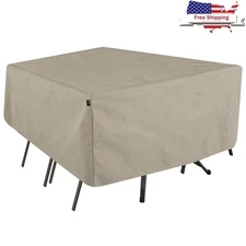 Weather Resistant Patio Table Chair Cover Outdoor Furniture Protector Waterproof