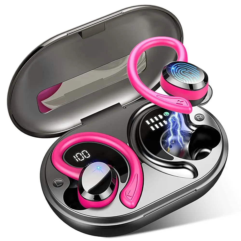 Wireless Bluetooth 5.3 Earbuds with Stereo Bass & Noise Cancelling Mic