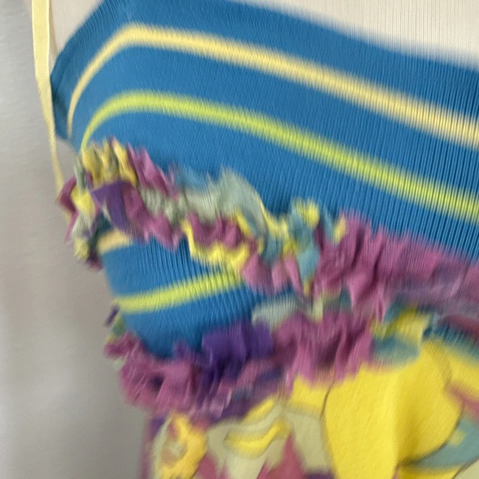 Top KenzieGirl Mujer S Pequeño Babydoll Psicodélico Y2K Amekaji Agejo Fairycore Foto 3 de 4