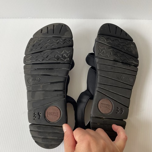 Camper Size 39 Technical Fabric Sandal Slides ‘Oruga’ SOLD OUT Black Slip On - Picture 5 of 9