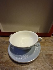 Royal Doulton Reflection Suppenschüssel mit Griffen und Untertasse
