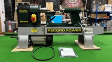 Record Power DML305 cast iron 6-speed midi woodturning lathe plus spare belts