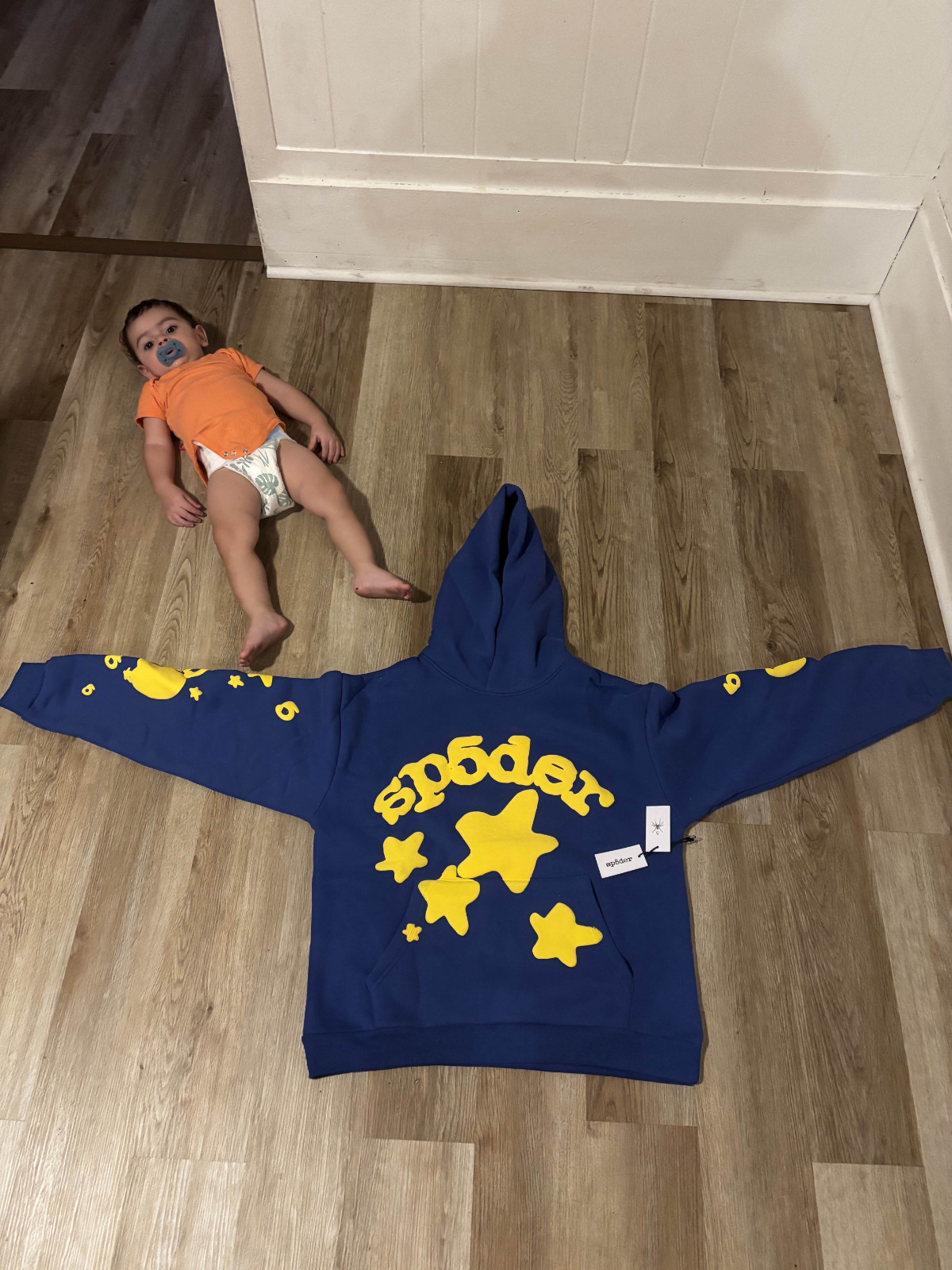 Sp5der Beluga Hoodie 'TC Blue'