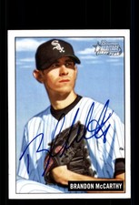Signed Baseball Card Auto Brandon McCarthy 2005 Bowman Heritage #222