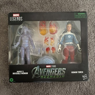 Marvel Legends Invisible Woman Human Torch 2 Pack Avengers Doomsday Fantastic 4