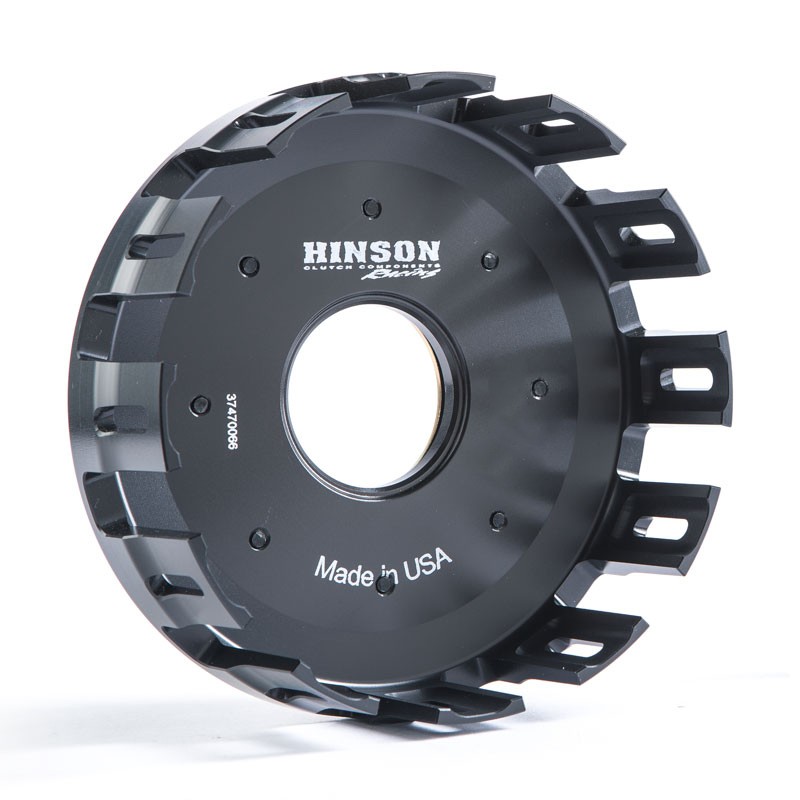 Couvercle d'embrayage HINSON aluminium Honda XR650R pour enduro et raid moto