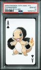 PSA 10 POKEMON PLAYING CARD CHARMANDER RED ACE CLUBS 10TH ANNIVERSARY 786B