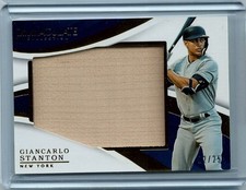 2018 Immaculate Giancarlo Stanton Jumbo Game-Used Bat Relic #02/25