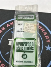 Evergreen Scale. Polystyrene Strips. 14" 8212. HO Scale 2x12.  (12)