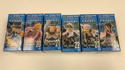 One Piece WCF World Collectible Figure WT100 Vol 4 Complete Set of 6 Banpresto