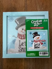Hobby Lobby Christmas 6x6 Let It Snow Snowman Diamond Painting Kit