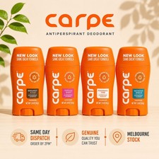 Carpe, Underarm Antiperspirant Odour & Sweat Natural Deodorant - AU STOCK!