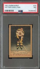 1951-52 PARKHURST #20 VIC LYNN PSA 7 (RC) BRUINS *CC0090