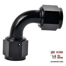 Female to Female 90 Degree Swivel Coupler Union Fitting Adapter 10AN 90 degree