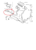 Original Fiat Flexibler WäRmetauscher Schlauch 55703073